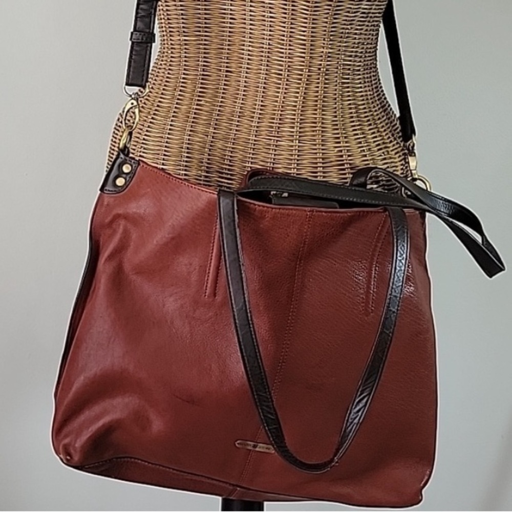 Lucky Brand Cedar brown leather crossbody bag